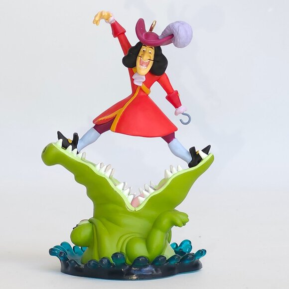 FUN 2008 Hallmark Peter Pan Captain Hook and Tick-Tock Croc Disney Ornament - Picture 3 of 14